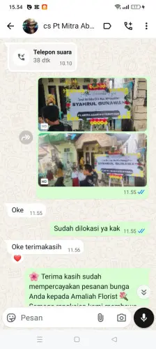 Testimonial Papan Bunga ponorogo