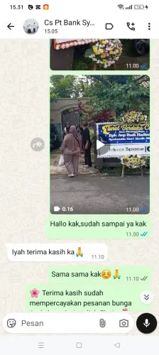 Testimonial Papan Bunga ponorogo